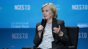 Hillary (AP photo by John Locher)